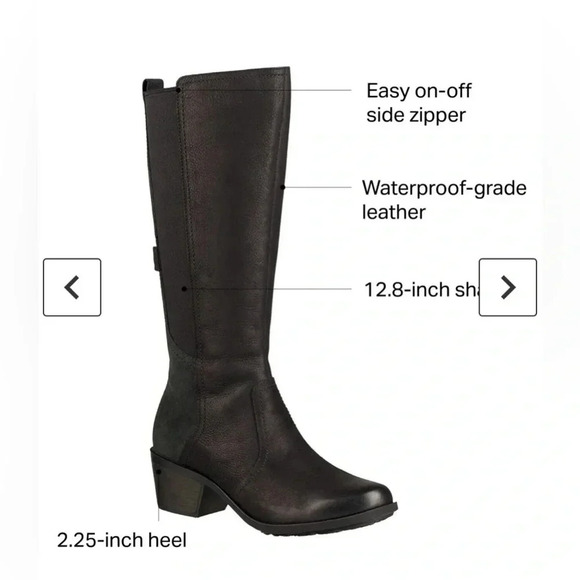 TEVA Anaya Tall Waterproof Boot Brown Sz 7.5 - Picture 14 of 14
